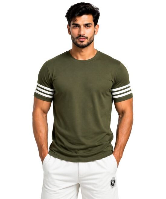 Olive Green T Shirt by Danvoke