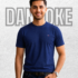 blue cotton t shirt