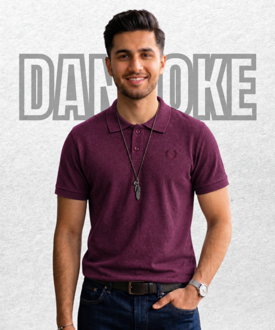 Polo shirt maroon