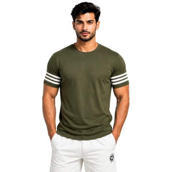 Olive Green T Shirt by Danvoke