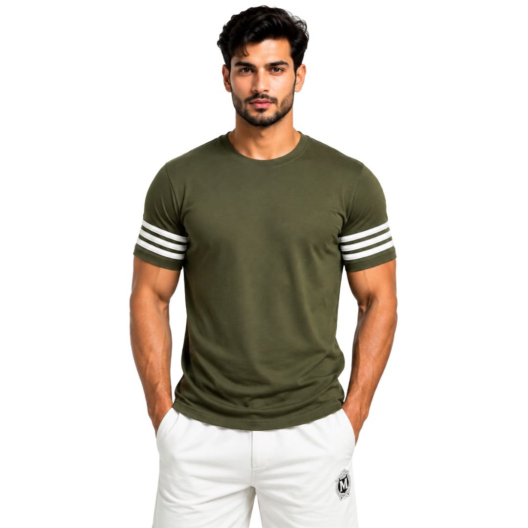 Olive Green T Shirt by Danvoke