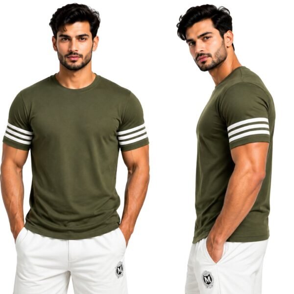 Olive Green T Shirt by Danvoke