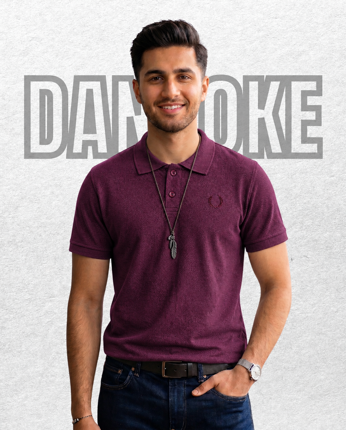 Polo shirt maroon